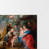 The Holy Family Under An Apple, 1632, Kanvas Tablo